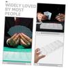 BESPORTBLE 2pcs Portable Poker Chip Tray Storage Organizer for Poker Chips Wear-resistant Design for Game and Parties view 4