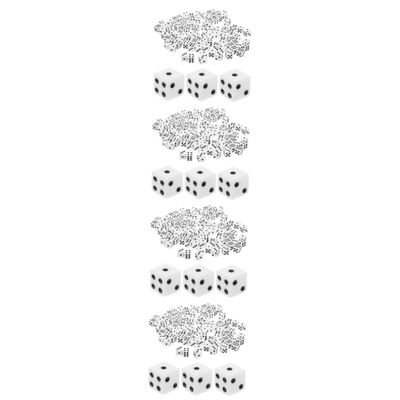 BESPORTBLE 400pcs Dice Game Party Dice Sided Prop Lightweight Toy Party Accessory