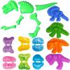 Unleash Creativity with 11 Unique Dinosaur Fossil Molds Dough Toys and 6 Unique Dino Molds Dough Toys Accessories Set Whit 5 Bright Color Clays view 1