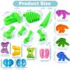 Unleash Creativity with 11 Unique Dinosaur Fossil Molds Dough Toys and 6 Unique Dino Molds Dough Toys Accessories Set Whit 5 Bright Color Clays view 2