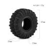 4pcs 57mm 1.0" Soft Rubber Tire Mud Tire Compatible with 1/18 1/24 RC Crawler Car SCX24 AX24 TRX4M FMS FCX24 Enduro24 view 2