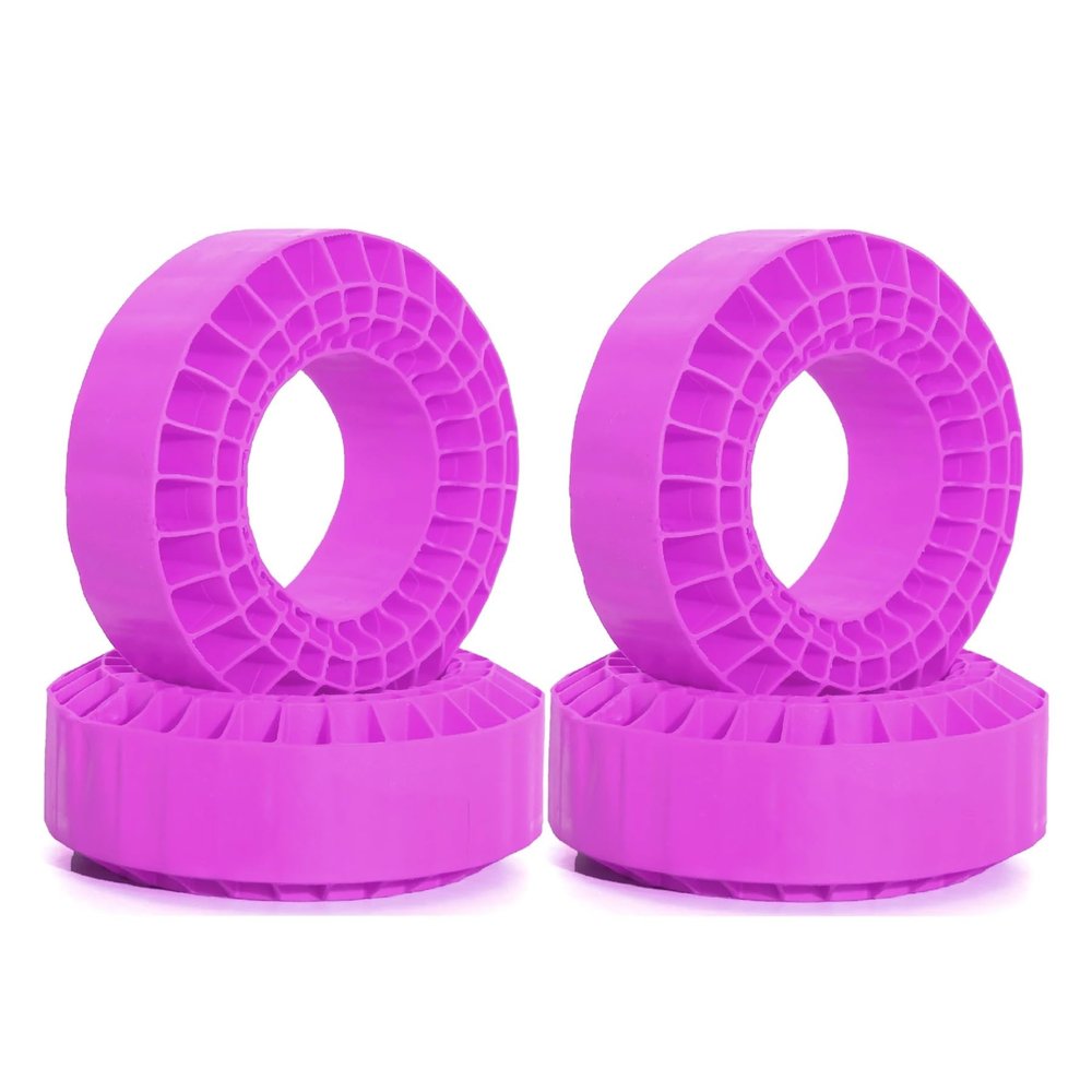 1.9'' Tires Soft Silica Gel Anti Foams Insert 105x42mm Compatible with 1/10 RC Crawler Rigs TRX4 SCX10 III CJ-7 BRX01 TF2 GEN8(PURPLE)