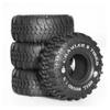 4PCS 118mm 1.9" Soft Rubber Tire Tyre Compatible with 1/10 RC Crawler Car SCX10 Pro TRX4 RC4WD D90 Redcat view 1