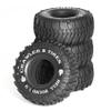 4PCS 118mm 1.9" Soft Rubber Tire Tyre Compatible with 1/10 RC Crawler Car SCX10 Pro TRX4 RC4WD D90 Redcat view 3