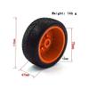 4Pcs 110mm 1/8 1/10 Short Course Truck Tire with 12mm 14mm 17mm Hex Compatible with RC Car(Black) view 3