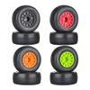 4Pcs 110mm 1/8 1/10 Short Course Truck Tire with 12mm 14mm 17mm Hex Compatible with RC Car(Black) view 4
