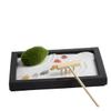 Yardwe Zen Sand Table Decorations Meditation Garden Miniature Landscape for Desktop Office Home Decor view 1