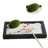Yardwe Zen Sand Table Decorations Meditation Garden Miniature Landscape for Desktop Office Home Decor view 3