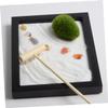 Yardwe Zen Sand Table Decorations Meditation Garden Miniature Landscape for Desktop Office Home Decor view 4