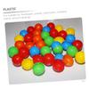 ifundom 20Pcs Lottery Balls Plastic Sphere Balls Party Accessory Decorative Game Props for Fundraisers Company Events Kindergarten Playroom view 2
