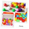 ifundom 20Pcs Lottery Balls Plastic Sphere Balls Party Accessory Decorative Game Props for Fundraisers Company Events Kindergarten Playroom view 4