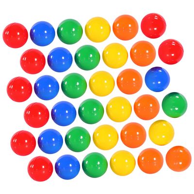 ibasenice 100pcs Raffle Drawing Balls Openable Fun Game Balls Bright Colors for Parties and Events for Home and Bar Game Props