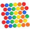 ibasenice 100pcs Raffle Drawing Balls Openable Fun Game Balls Bright Colors for Parties and Events for Home and Bar Game Props view 1