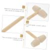 VANZACK 36pcs Wooden Mallet Hammer Safe Natural Construction for Developmental Play for Birthday and Creative Fun view 3