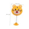ABOOFAN 10PCS Adorable Tiger Shaking Head Motorcycle Helmet Decor Vibrant Head Cartoon Animal Figures for Electric Scooter and Motorcycle Accessories view 2