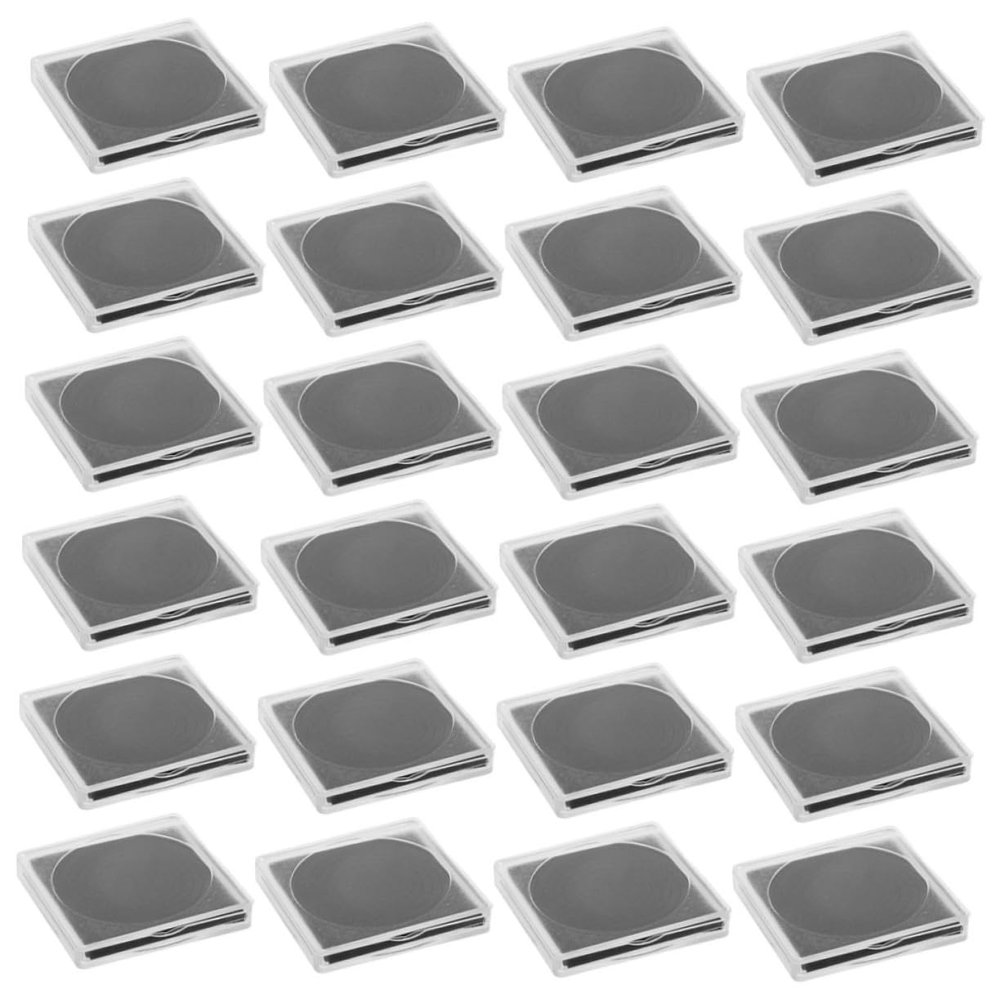 ARTIBETTER Compact Coin Collection Box 30pcs Adjustable Plastic Holders for Coin Storage Display and Organization for Collectors and Hobbyists