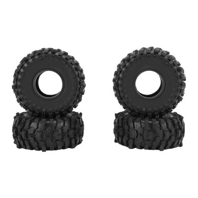 1.9 Inch RC Crawler Tires, Rubber Tires with Foam Insert, 4Pcs RC Climbing Car Tire for 1/10 RC Car SCX10, Featuring High Wear Proofness and Better Grip