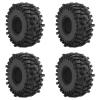 1.9 Inch RC Crawler Tires, Rubber Tires with Foam Insert, 4Pcs RC Climbing Car Tire for 1/10 RC Car SCX10, Featuring High Wear Proofness and Better Grip view 2
