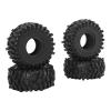 1.9 Inch RC Crawler Tires, Rubber Tires with Foam Insert, 4Pcs RC Climbing Car Tire for 1/10 RC Car SCX10, Featuring High Wear Proofness and Better Grip view 3