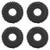 1.9 Inch RC Crawler Tires, Rubber Tires with Foam Insert, 4Pcs RC Climbing Car Tire for 1/10 RC Car SCX10, Featuring High Wear Proofness and Better Grip view 4