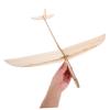 KONTONTY Wooden Hand Launch Glider Toy for Kids and Adults Easy to Assemble Long Distance Flying for Indoor and Outdoor Activities DIY Model Airplane Kit view 4