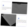 HOODANCOS 16pcs Clear PVC Card Sleeves Protectors for Credit Cards Id Bus Lightweight Precision Sealed Transparent Design for Easy Identification and Protection view 3