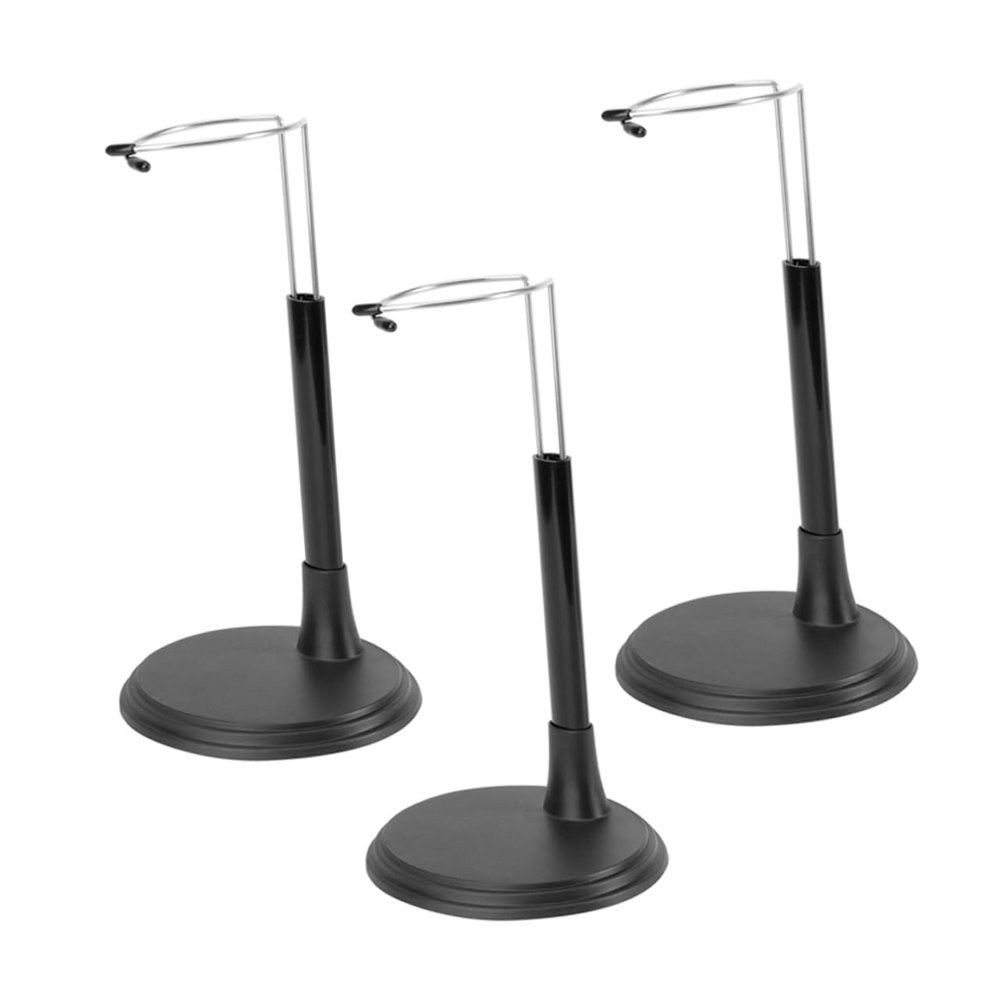 Abaodam 3pcs Pvc Holder Stand for Dolls Action Figures and Collectibles Display Rack for Camping and Outdoor Activities