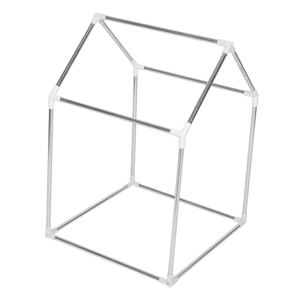 IMIKEYA 1set Boy Girl's Metal Frame Play Tent House DIY Assembly Playhouse Structure for Indoor Outdoor Fun Medium Safe Portable Design for Boys and Girls and Pets
