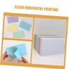 ARTIBETTER 300pcs Lined Note Cards Colorful Flashcards for Study Office Use Ink-resistant Paper for Students Teachers Portable and Memo Paper view 3