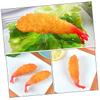 BESPORTBLE 4sets 3pcs Lifelike Tempura Shrimp Model Realistic Fake Food for Kitchen Decoration Restaurant Props and Display Craft for Parties and Museums 3pcs*4 view 3