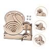 BESPORTBLE 1 Set DIY Wooden Marble Run Puzzle Hand Cranking Track for Safe and Educational Game to Enhance Coordination and Parent Interaction view 4