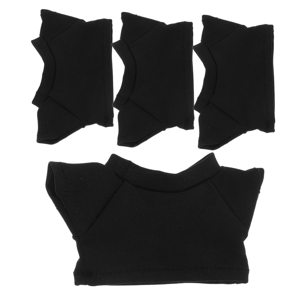 IMIKEYA 4pcs Plush Bear T Shirts Soft Comfortable Shirts for Stuffed Bears Doll Clothes for Plush Animals Adorable and Outfit