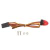 EVTSCAN RC Car Alarming Light 5 Light Modes High Simulation Round Compact 10x15mm LED Warning Light for 1/10 RC Car (Red) view 1