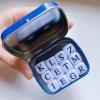 Crossword Solitaire Dice Game,Word Dice Game for Adult, Fun Travel Game (Blue) view 3