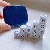 Crossword Solitaire Dice Game,Word Dice Game for Adult, Fun Travel Game (Blue) view 4