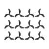 2218 For 3 Impeller Propeller 1.5mm Shaft Support 1104 Brushless Motor, Pavo20 Pro Brushless Gimbal Drone(Black 12pcs) view 3