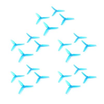 10 Pairs For 2.5 Inch 65mm 3 Impeller Toothpick Propeller Props, Larva-X FPV Racing Drone, For 1102/1103 Motors(Blue)