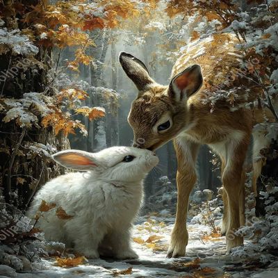 Challenging and Gentle Jigsaw Game Featuring Winter Forest Friends 500 Piece Puzzle for Adults and Families Wall Decor and Family Fun Gift