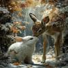 Challenging and Gentle Jigsaw Game Featuring Winter Forest Friends 500 Piece Puzzle for Adults and Families Wall Decor and Family Fun Gift view 1