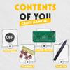 iEsstros Craps Table Top Set Craps Mat 70" x 35" Craps Table Mat Craps Table Top Mat with 5 Craps Casino Craps ON/Off Poker Button Storage Bag Craps Game Layout-Green view 2