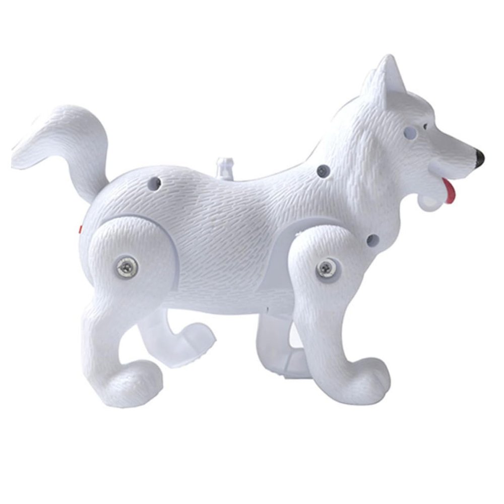GALPADA Adorable Luminous Dog Toy Electric Glowing Musical Playmate for Boy Girl Random Color White Yellow Fun and Engaging Boy Girl Dog Toy for Interactive Play