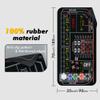 iEsstros Craps Table Top Set Craps Mat 70" x 35" Double Dealer Craps Table Top Mat with 5 Casino Dice Casino Craps Stick 100 Poker Chips Craps ON/Off Poker Button Storage Bag-Black view 3