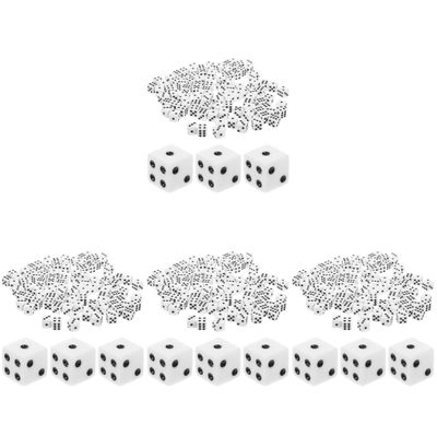 BESPORTBLE 400pcs Funny Dice Game Props Sided Board Game Dice Toy Dices for Party and Ktv