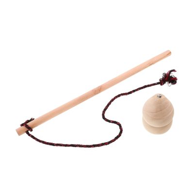 INOOMP 1set Wooden Gyroscope Toy Solid Wood Top for Outdoor Fitness and Exercise Whipstring Design for Enhanced Workout Retro Handmade Vintage Toy for Adults