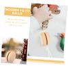 Toddmomy 12pcs Creative Yo-yo Balls Wooden DIY Toys Boys and Girls Playthings Hand Painting Balls Toddlers Toys view 2
