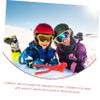 HANABASS 4pcs Maker Mold Dinosaur Clip for Boys and Girls Snow Play Toys Winter Clip Boys and Girls Winter Toy Making Tool Snow view 3