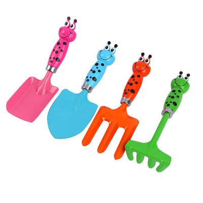 HANABASS Boy Girl Gardening Trowel Set Garden Tools Cartoon Caterpillar Safe Materials for Boys and Girls Random Color