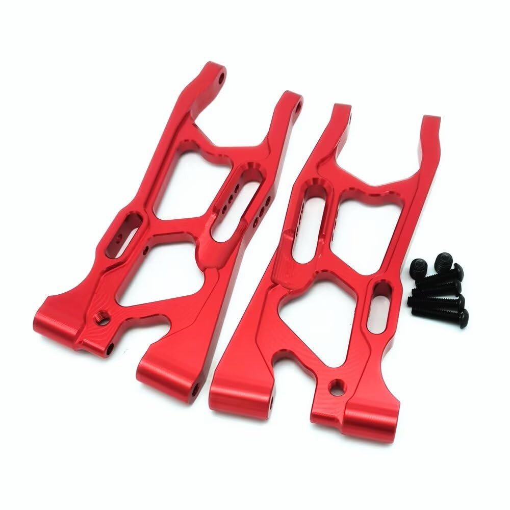 Aluminum Rear Lower Arms Red for Team Losi 1/10 Lasernut U4 Tenacity All LOS234017