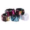 BESPORTBLE 5Pcs Mermaid Sequin DIY Slap Bracelet for Fun Party Favors Safe Sensory Bands for Mermaid Themed Celebrations view 1