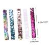 BESPORTBLE 5Pcs Mermaid Sequin DIY Slap Bracelet for Fun Party Favors Safe Sensory Bands for Mermaid Themed Celebrations view 2